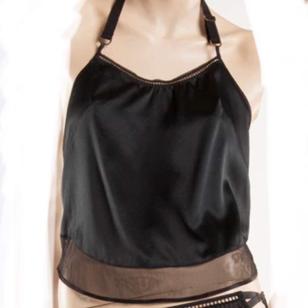 NWOT liar liar silk halter cami